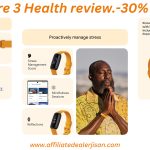 Fitbit Inspire 3 Health review.-30% off $69.95!