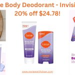 Lume Whole Body Deodorant - Invisible Cream-20% off $24.78!