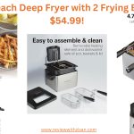 Hamilton Beach Deep Fryer with 2 Frying Baskets -27% $54.99!