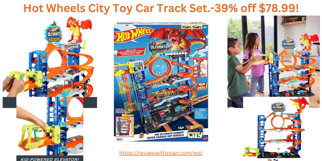 Hot Wheels City Toy Car Track Set