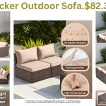 Durable Wicker Outdoor Sofa